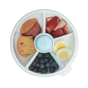 Velký svačinový box Snack Spinner – Macaron Blue