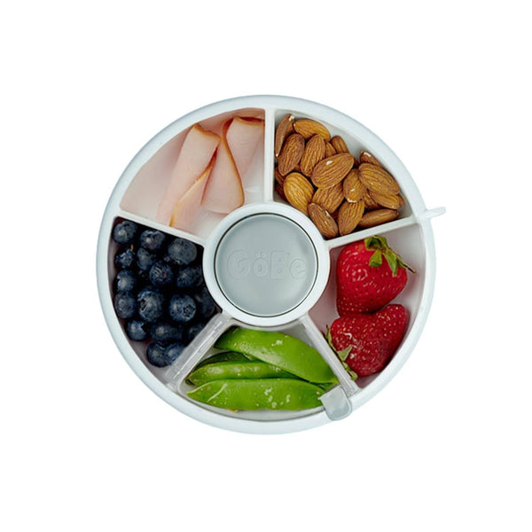 Svačinový box Snack Spinner – Šedý