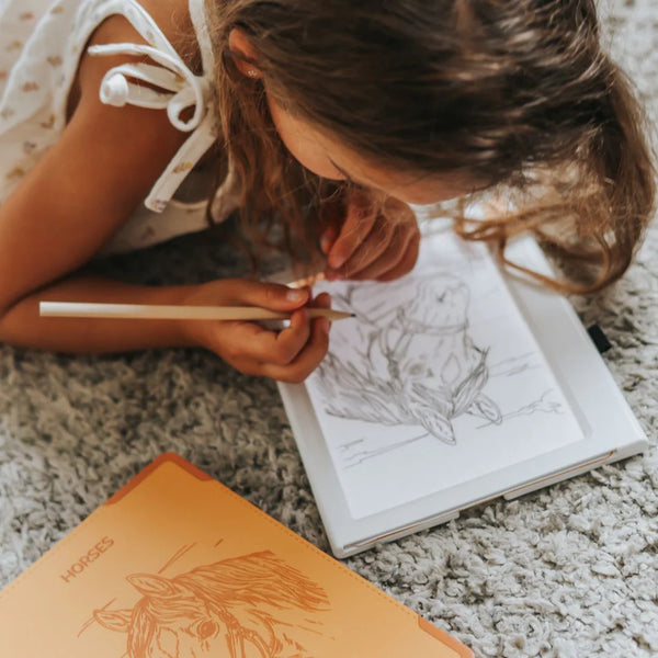 Náhradní karty – Kidydraw Pad – Koně (30 kusů, od 8 let)