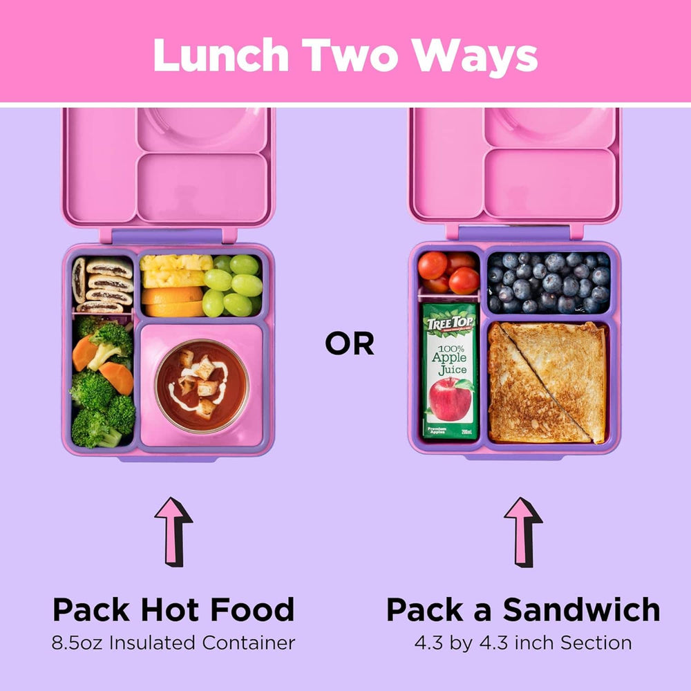 Lunchbox s termoskou OmieBox – Unicorn Pink