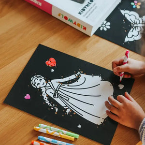 Sada pro výrobu svítící nástěnné dekorace – Kidyneon Pohádka, 3 kusy