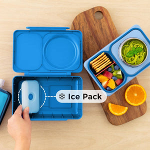 Lunchbox s termoskou OmieBox Up – Cosmic Blue