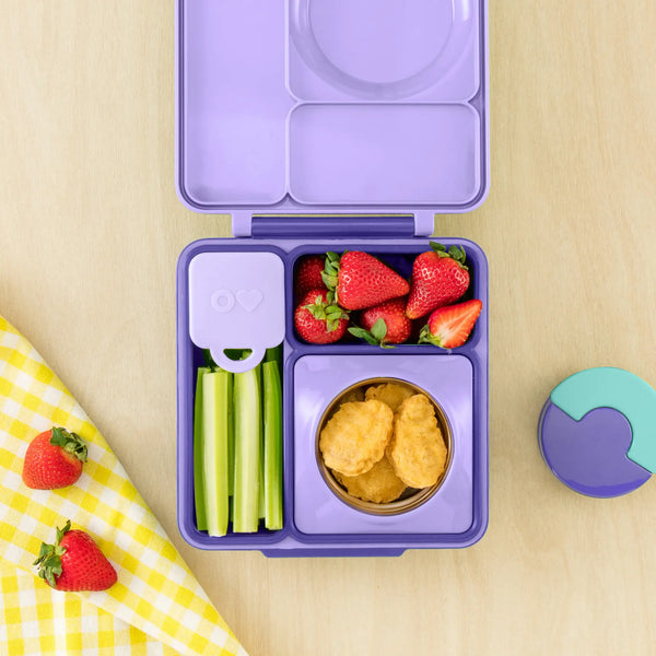 Lunchbox s termoskou OmieBox – Lilac Purple