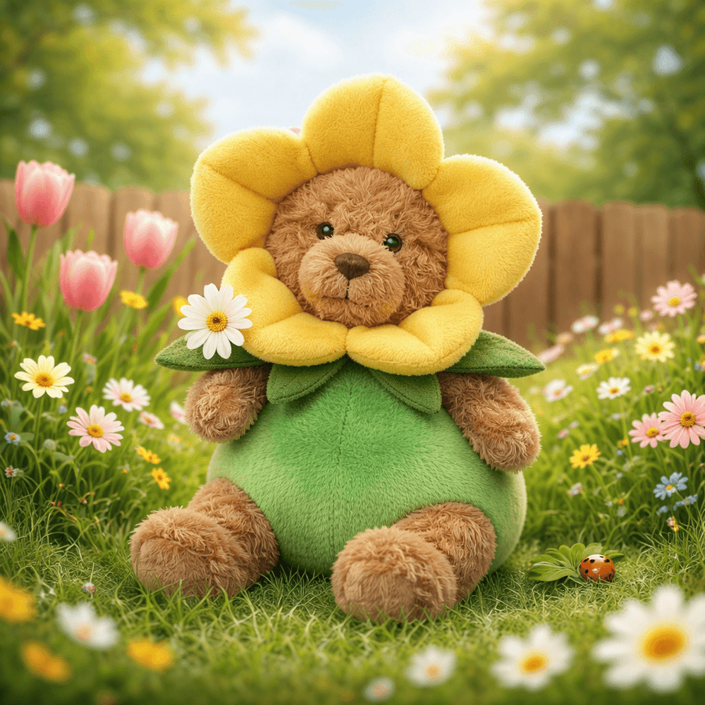 Plyšový medvěd Bartoloměj – Daffodil (26 cm)