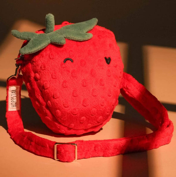 Batoh a taška 2v1 na fotoaparáty – Cheeky Fruit Pina Strawbell