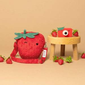 Batoh a taška 2v1 na fotoaparáty – Cheeky Fruit Pina Strawbell
