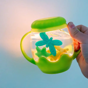 Mini senzorická sklenice k naplnění vodou – zelená
