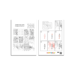 Svítící tabulka pro nácvik psaní a kreslení Kidydraw Pro – Manga