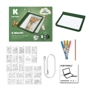 Podsvícený tablet na kreslení a učení psaní - Kidydraw Pro, Cozy (od 10 let)