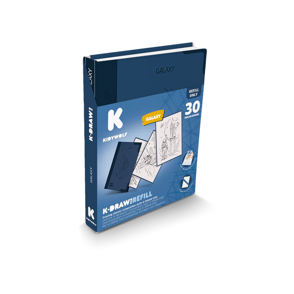Náhradní karty – Kidydraw Pad – Galaxie (30 ks, od 10 let)