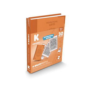 Náhradní karty – Kidydraw Pad – Inspirativní citáty (30 ks, od 10 let)