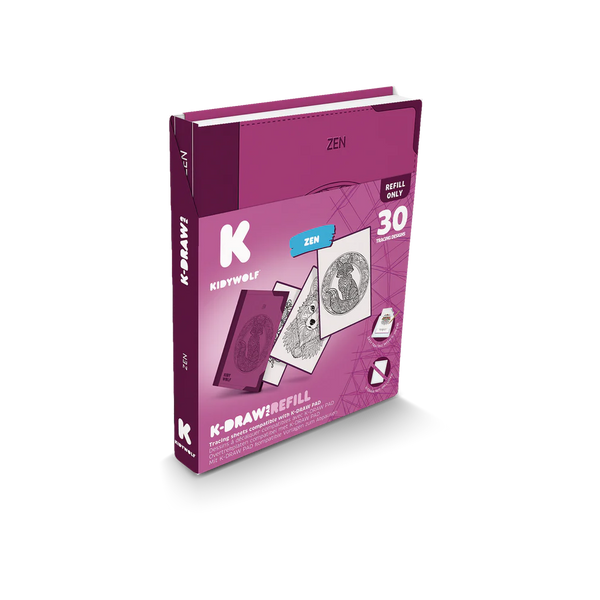 Náhradní karty – Kidydraw Pad – Zen (30 ks, od 10 let)
