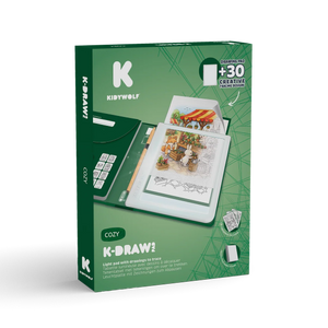 Podsvícený tablet na obkreslování - KidyDraw s 30 předlohami, Cozy (od 8 let)