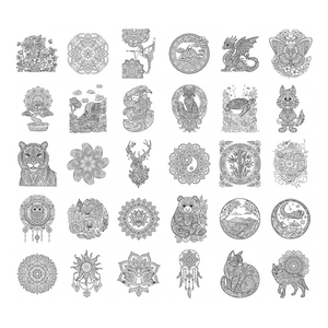 Náhradní karty – Kidydraw Pad – Zen (30 ks, od 10 let)