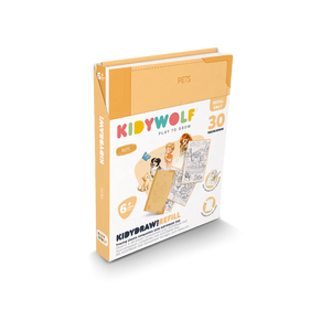 Náhradní karty – Kidydraw Pad – Domácí zvířata (30 ks, od 6 let)