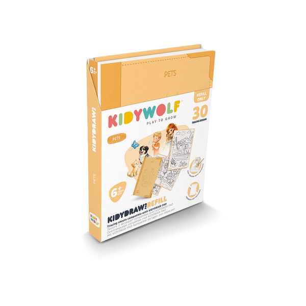 Náhradní karty – Kidydraw Pad – Domácí zvířata (30 ks, od 6 let)