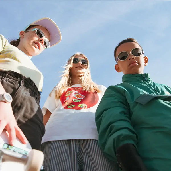 Flexibilní polarizační dětské sluneční brýle Pop 7–12 let – Tea Blackberry