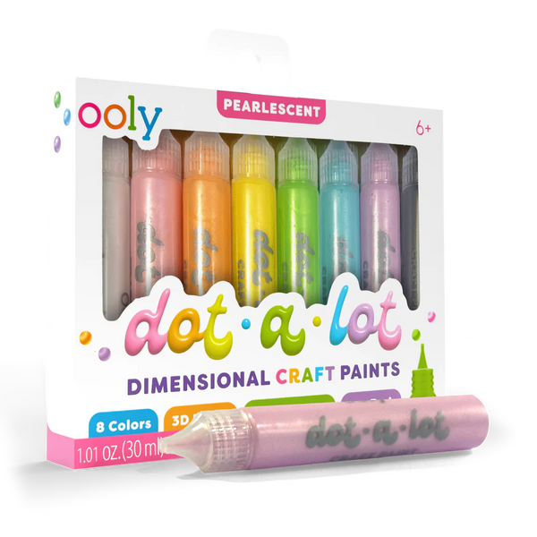 Perllesk tečkovací barvy Dot-A-Lot, 8 kusů