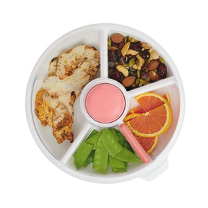 Velký svačinový box Snack Spinner – Coral Pink