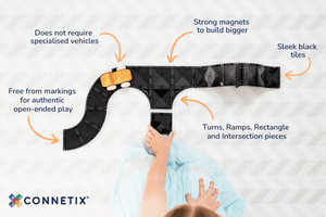 Magnetické stavebnice - Creative Roads Pack 48 dílů
