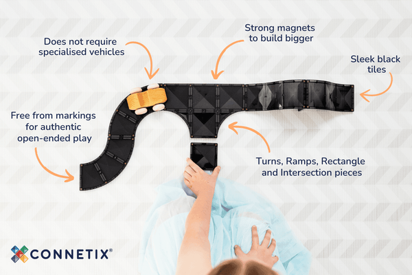 Magnetické stavebnice - Creative Roads Pack 48 dílů