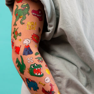 Tattoos für Kinder – Dinosaurier, 50 Stück - Tublu.de