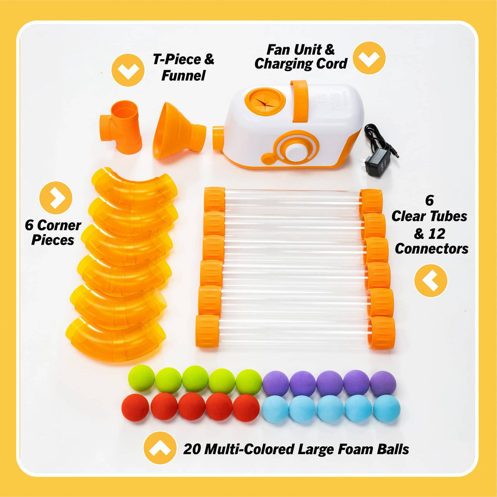 Fat Brain Toys Air Toobz Luftspielzeug bietet lustigen Spielspaß mit bunten Bällen und originellem Design