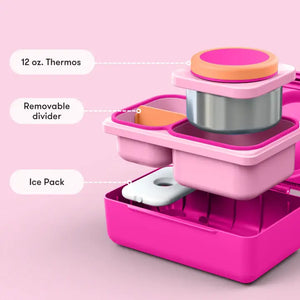 Lunchbox s termoboxem OmieBox Up - Pop Pink