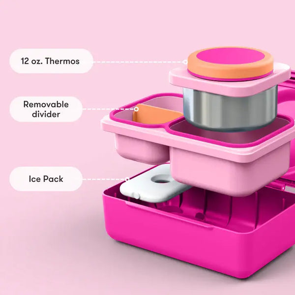 Lunchbox s termoboxem OmieBox Up - Pop Pink