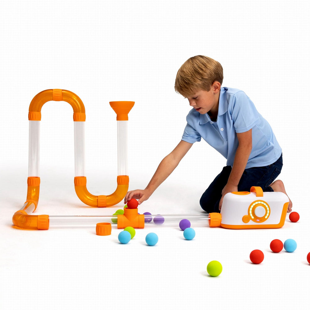 Fat Brain Toys Air Toobz Luftspielzeug bietet lustigen Spielspaß mit bunten Bällen und originellem Design
