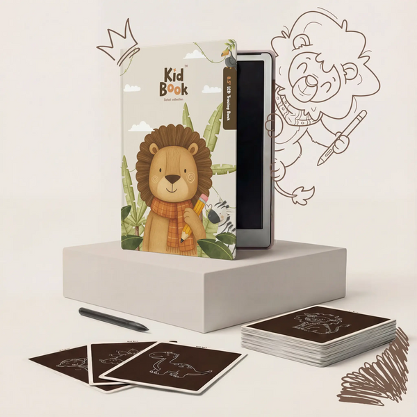 Grafický tablet s pracovními listy pro kreslení KidBook – Safari