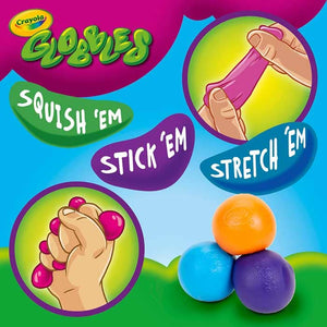 Senzorické mačkací míčky – Globbles (6 ks)