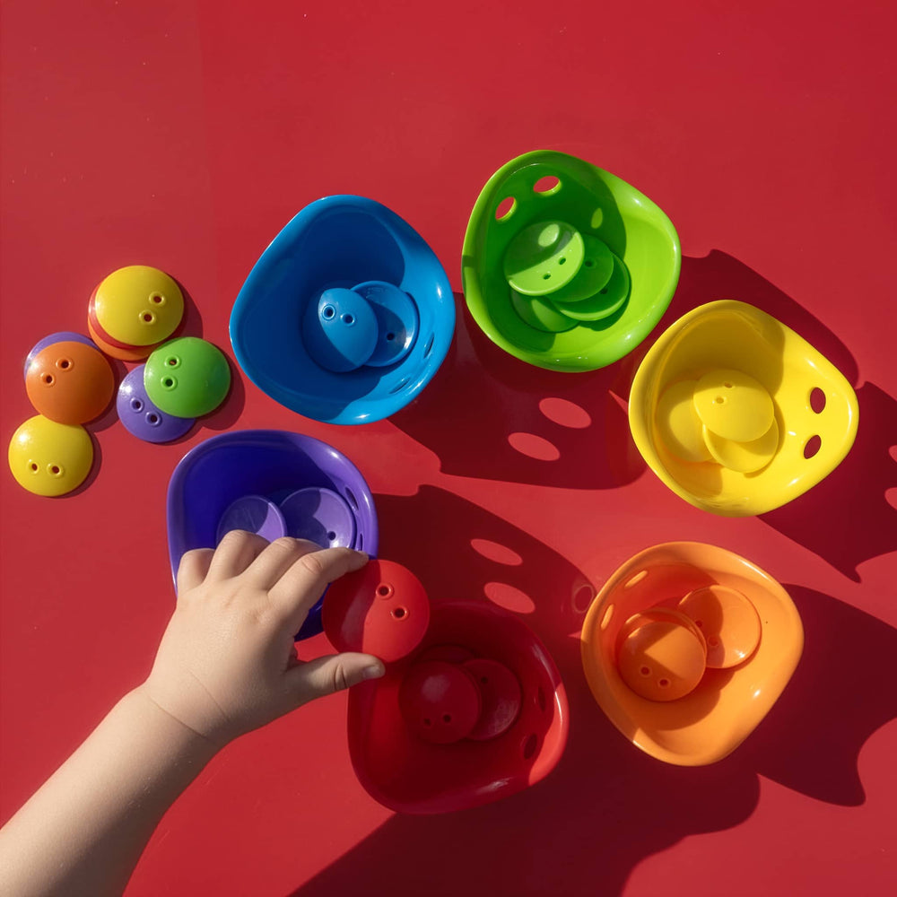 Bilibo Dots - Barevné hrací kameny pro kreativní hraní - 36 kusů