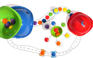 Bilibo Dots - Barevné hrací kameny pro kreativní hraní - 36 kusů