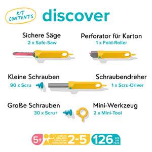 Sada nářadí pro DIY konstrukce – Discover