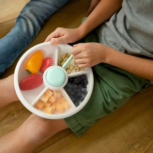 Velký svačinový box Snack Spinner – Macaron Blue