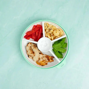 Velký svačinový box Snack Spinner – Mint Green