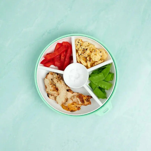 Velký svačinový box Snack Spinner – Mint Green