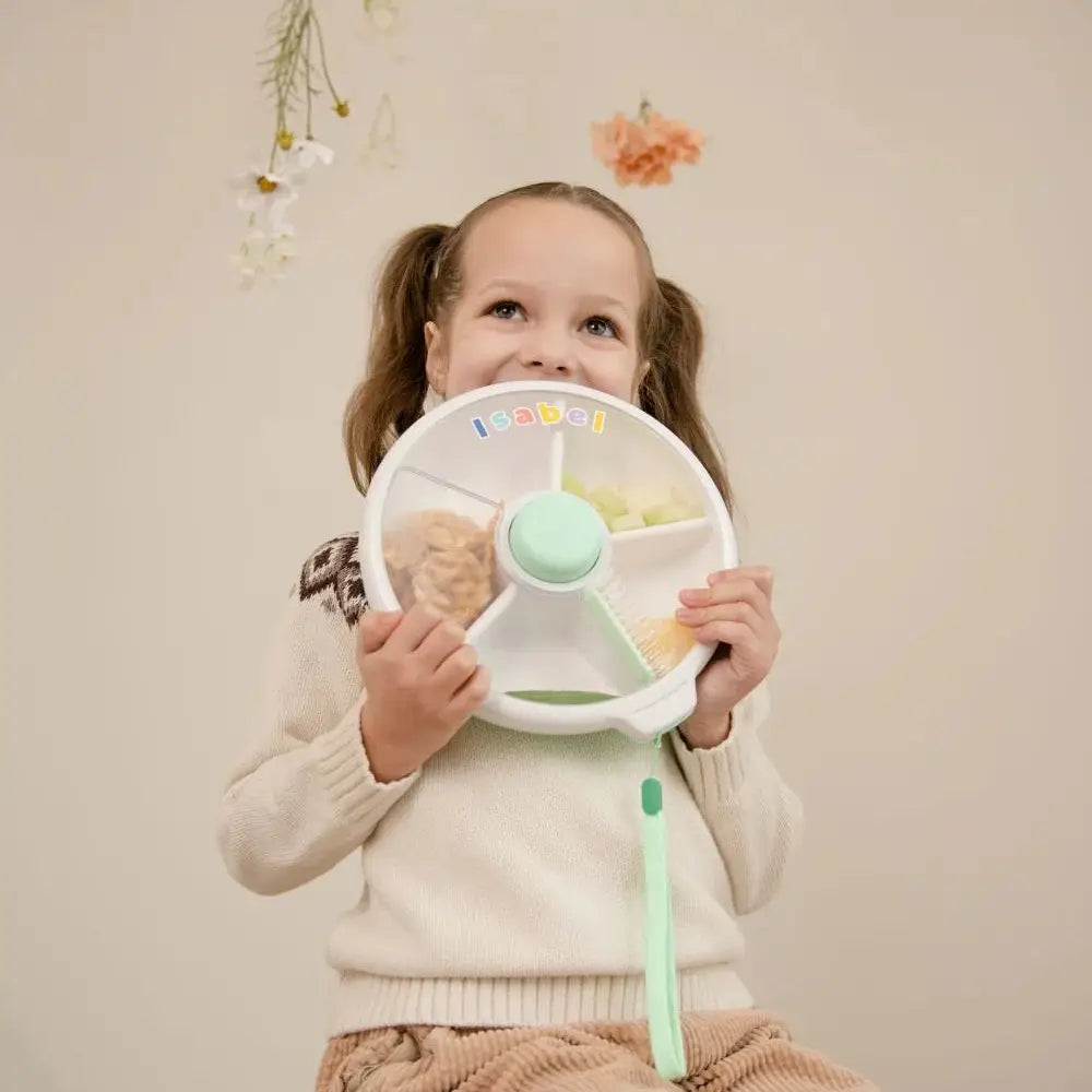 Velký svačinový box Snack Spinner – Mint Green