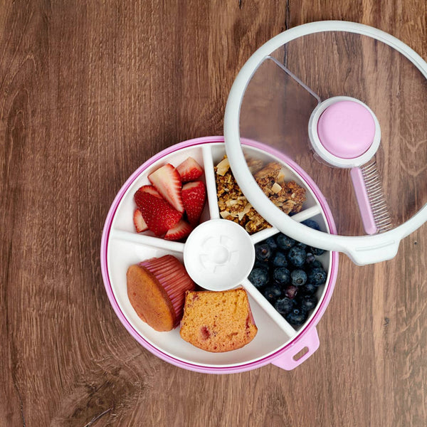 Velký svačinový box Snack Spinner – Taro Purple