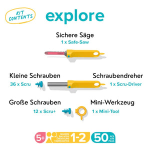 Sada nářadí pro DIY konstrukce – Explore