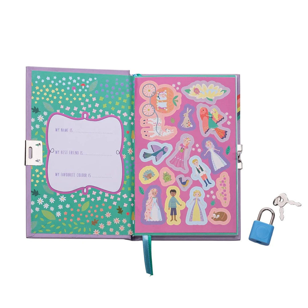 Floss&Rock Duftender Terminkalender für Kinder mit bunten Illustrationen und einem Schloss