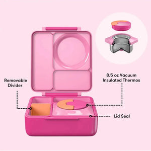 Lunchbox s termoskou OmieBox – Pixie Pink
