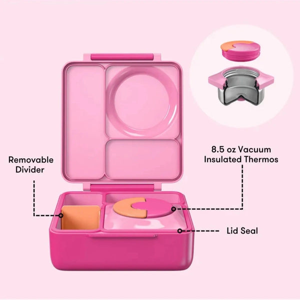 Lunchbox s termoskou OmieBox – Pixie Pink
