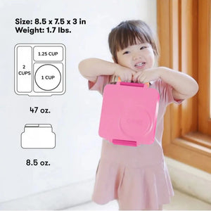 Lunchbox s termoskou OmieBox – Pixie Pink
