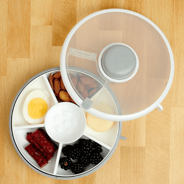 Svačinový box Snack Spinner – Šedý