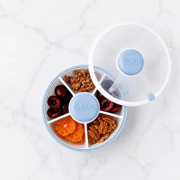 Svačinový box Snack Spinner – Macaron Blue