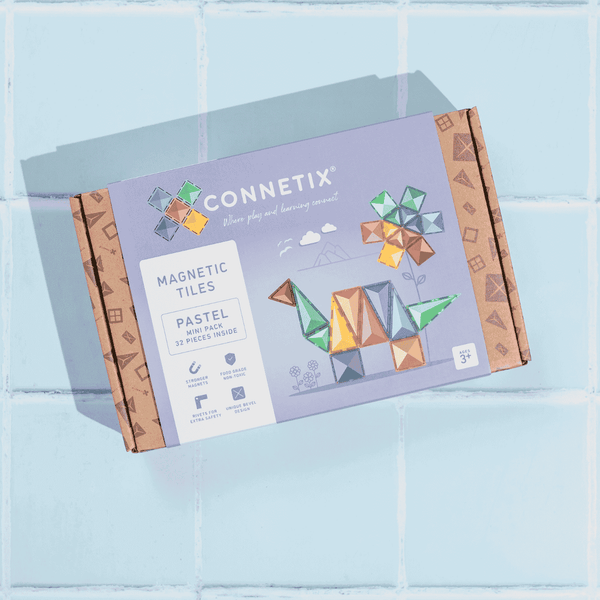 Magnetické stavebnice – pastelová mini sada 32 dílů