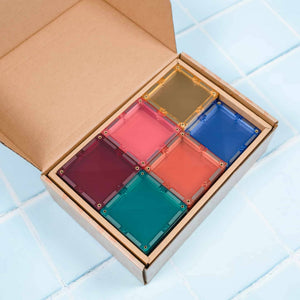 Magnetické stavebnice - pastelový Square Pack 40 dílů