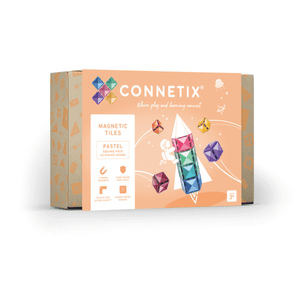 Magnetické stavebnice - pastelový Square Pack 40 dílů